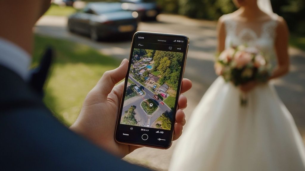 Applications pour coordonner un cortège de voitures de mariage