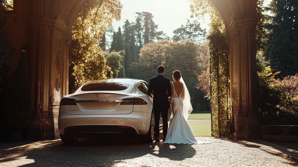 Voitures électriques de luxe pour les mariages modernes