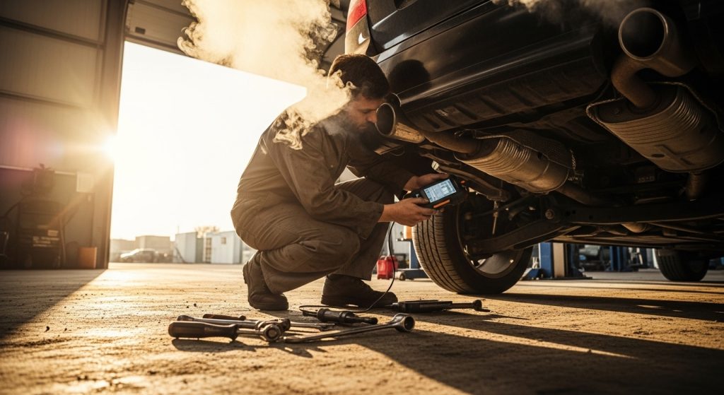 Mauvaise odeur échappement diesel : causes et solutions