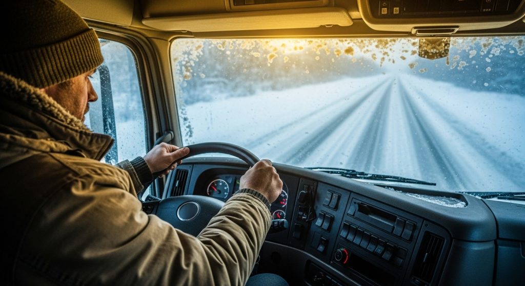 Il dévoile ENFIN le secret des chauffeurs routiers pour ne JAMAIS déraper sur la neige