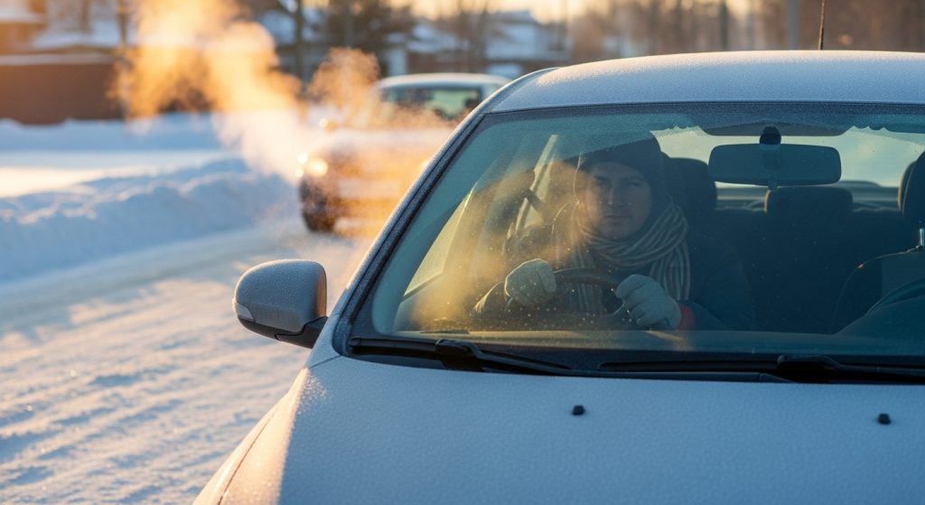 Neige sur les routes : Pourquoi vous ne devriez JAMAIS faire chauffer votre moteur le matin