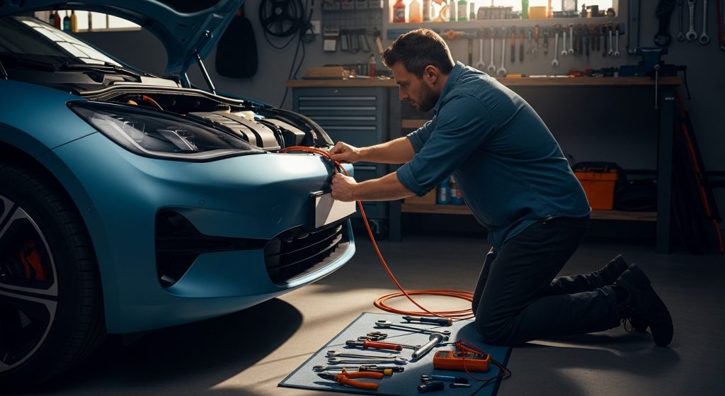 Puis-je Entretenir Moi-même ma Voiture Électrique à la Maison